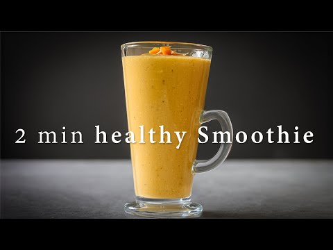 Banana Papaya Smoothie Recipe | Healthy 2 min smoothie for anytime