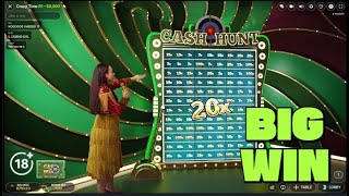 400X HUGE WIN - ON CRAZY TIME - CASH HUNT - WOW! EPIC! RARE! (live games)