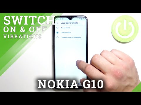 How to Turn On/Off Vibrations for Calls on NOKIA G10 - Adjust Vibration Settings