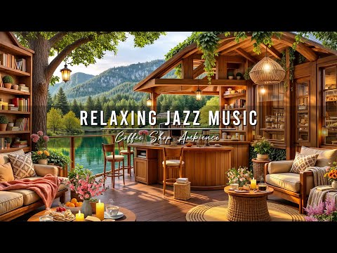 Relaxing Jazz Instrumental Music & Cozy Coffee Shop Ambience ☕ Smooth Jazz Music for Studying, Work