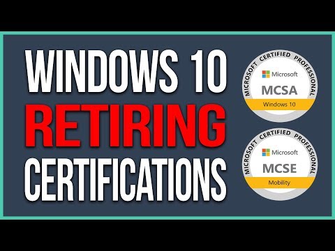 3 Options For Retiring Windows 10 MCSA/MCSE Certifications In ...