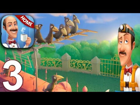 HOMESCAPES Story Walkthrough Gameplay Part 3 - Day 3 (iOS Android)