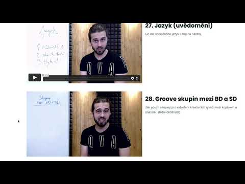 Dalibor Mráz a představení jeho kurzu v DrumTrainer