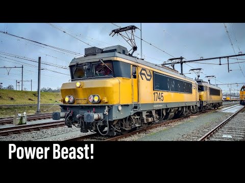 Trein Cabinerit / Loc 1700 Krachtpatser / Zaanstraat Amsterdam - Watergraafsmeer / Dec 2020