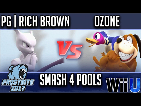 Frostbite 2017 SMASH 4 POOLS - PG | Rich Brown (Mewtwo) vs Ozone (Duck Hunt)