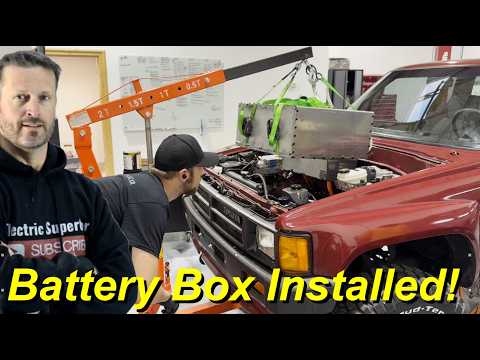 Thumbnail for Old Toyota. New Power. Custom EV Battery Box Build! by Toyota Pickup EV