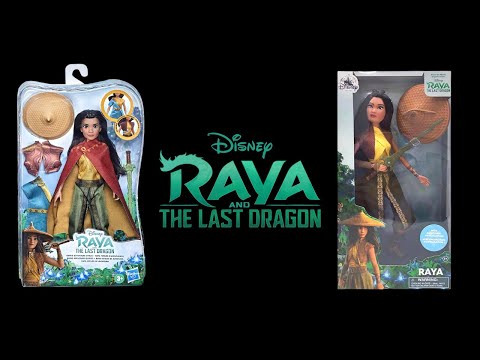 Raya and the Last Dragon Doll Comparison from Disney Store and from Hasbro - Review and Unboxing