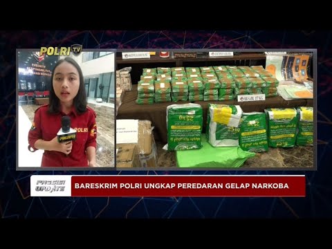 PRESISI UPDATE : LIVE - BARESKRIM POLRI UNGKAP PEREDARAN GELAP NARKOBA 22/07/2024 15.00