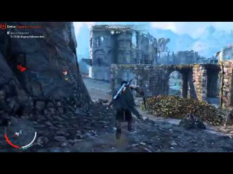 Shadow of Mordor Slaying a Group of 5 Captains