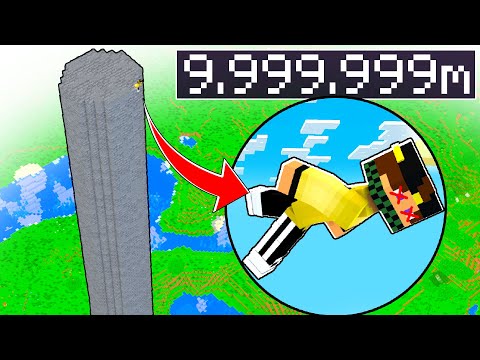 MARCY CADE DA 9.999.999 METRI DI ALTEZZA SU MINECRAFT
