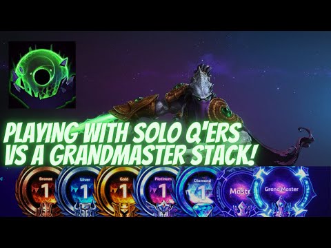 Zeratul VP - Playing with Solo Qers vs a GM Stack! - B2GM Season 5 (Grandmaster)