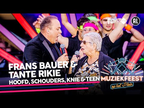 Frans Bauer & Tante Rikie - Hoofd, schouders, knie en teen • Muziekfeest op het Plein 2022