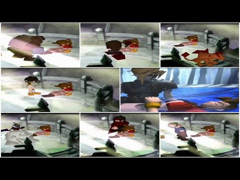 Final Fantasy VII (PS4) ALL Character Reactions To Aeris Death HD 720p