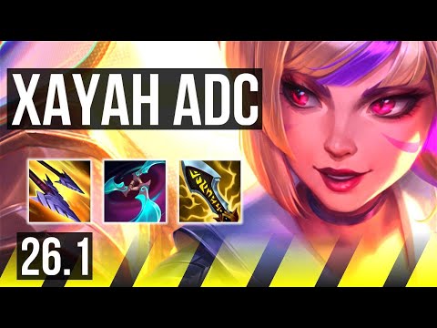XAYAH & Janna vs YASUO & Leona (ADC) | NA Grandmaster | 26.1