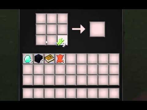 Poradnik Minecraft: Jak zrobić papier, książkę i stół do zaklęć!!