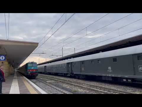 TS “Treno dei Mercatini di Natale” in partenza dalla stazione di Verona PT Nuova con la E646 158!!!