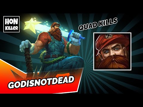 HoN Berzerker Gameplay - GODISNOTDEAD - 25 Kills
