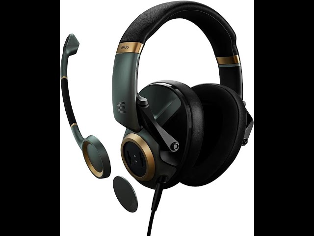 Vídeo relacionado con EPOS H6Pro - Auriculares Acústicos Abiertos con Micrófono - Cascos Gaming para PC, Mac, PS4/5, Xbox One/Series X y Nintendo Switch - Auriculares Diadema Ligeros Cómodos (Black)