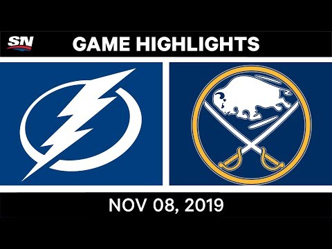 NHL Highlights | Lightning vs Sabres - Nov. 8, 2019