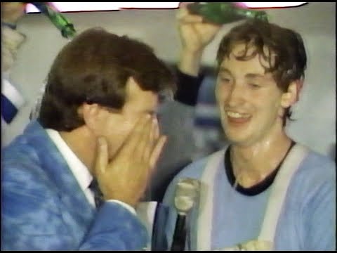 Interviews from Edmonton Oilers 1984 Stanley Cup Victory (Game 5, May 19)