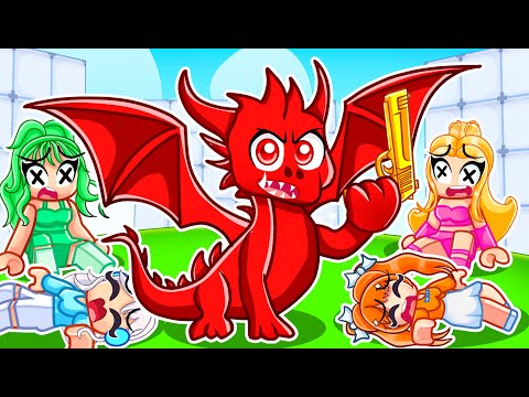 I Became A DRAGON In Roblox RIVALS To Troll MY CRAZY FAN GIRLS...