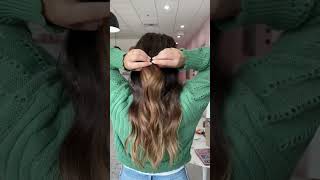 Pull-Thru Half Pony for Back to School Hair | Day 1 of 7