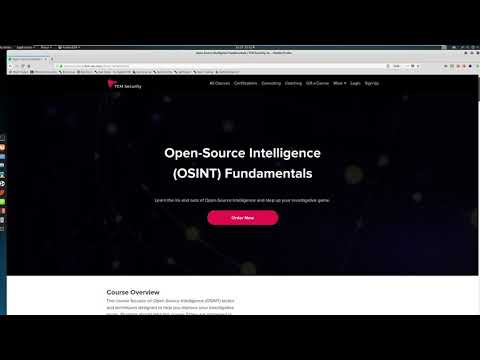 12 Information Gathering Reconnaissance - Additional Learning OSINT Fundamentals