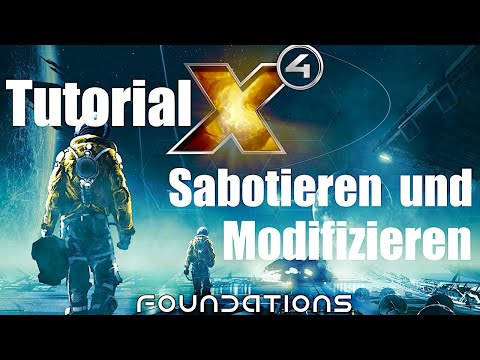 Hacking stations and modifying ships 🌌 X4 Foundations Tutorial 🌌 Gameplay German Tips