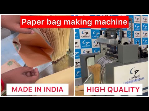 Semi automatic paper bag making machine, capacity: 1000 pcs/...