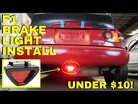 F1 Brake Light On Your Car! - How To Install a F1 Brake Light for Under $10! | Cheap and Easy