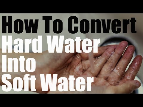 How To Convert Hard Water Into Soft Water On The Cheap Without Water Softener System