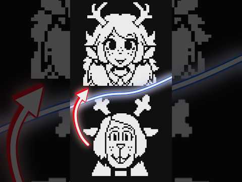 What if Chapter 1 Had BETTER Portraits? 🎨 Deltarune Chapter 1 Fan Mods Shorts #deltaruneshorts