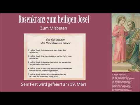 Rosenkranz zum heiligen Josef