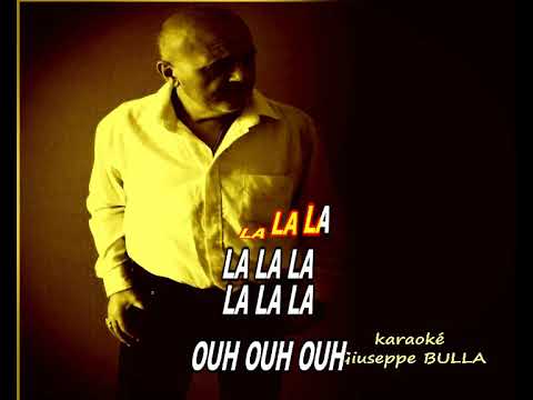 tombe la neige  Salvatore ADAMO karaoké Giuseppe BULLA