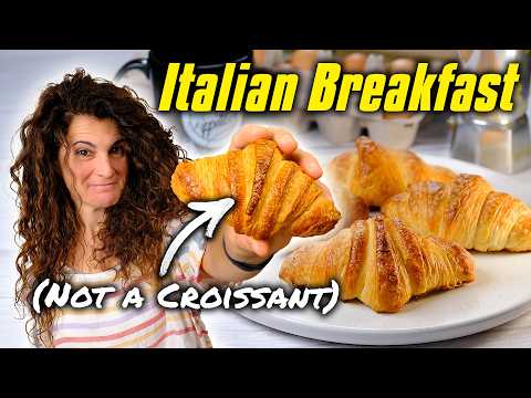How to Make the Most Classic Italian Breakfast | Homemade CORNETTI Recipe