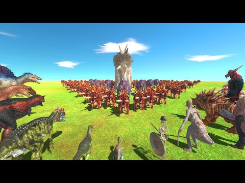Hunt The King Of The Triceratops - Carnivorous Dinosaur VS Infernals - ARBS