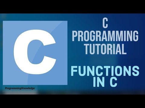 C Programming Tutorial for Beginners 18 -  Functions in C