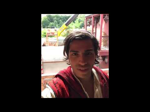 Mena Massoud, Naomi Scott, Will Smith, BTS Aladdin Moments