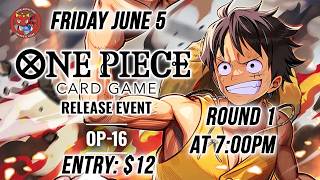 One Piece OP-16 Release Event Live at Dice Addiction