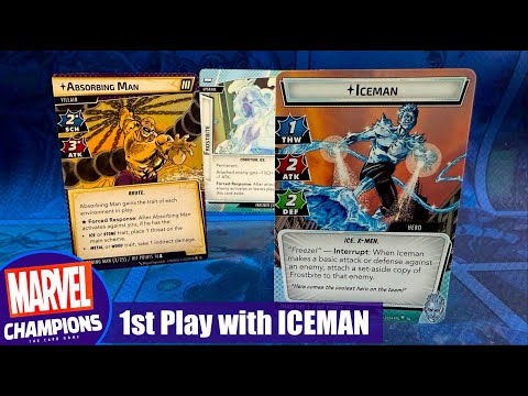 MARVEL CHAMPIONS - First Play with ICEMAN