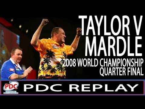 PDC Replay - Phil Taylor v Wayne Mardle World Championship Quarter Final 2008