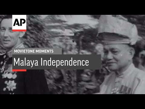 Malaya Independence - 1957 | Movietone Moment | 31 Oct 18
