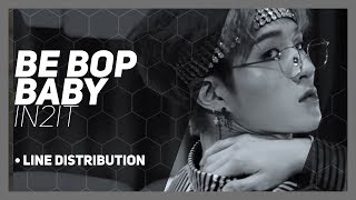 IN2IT - Be Bop Baby Line Distribution (Color-Coded)