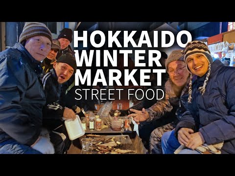 北海道冬市＆ストリートフード体験★日本限定 (Hokkaido Winter Market & Street Food Experience ★ ONLY in JAPAN)