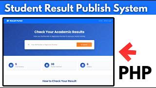 I Built a Student Result Publish System Using FREE AI (PHP Project)