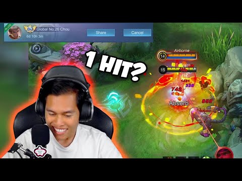 NEW ITEM & EMBLEM CHOU 1 HIT - Mobile Legends
