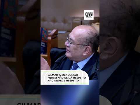 Gilmar a Mendonça: “Quem não se dá respeito não merece respeito”