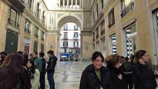 Naples, Italy 4K HDR Walking tour, Napoli Italia
