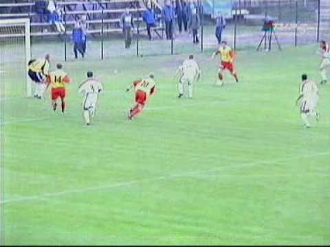 Jagiellonia - Widzew Łódź 1:2 1/16 finału Pucharu Polski 2002/2003 - bramka na 1:2
