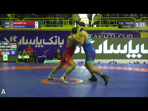 Repechage GR - 60 kg: M. BAZAROV (AZE) v. S. GULIYEV (AZE)